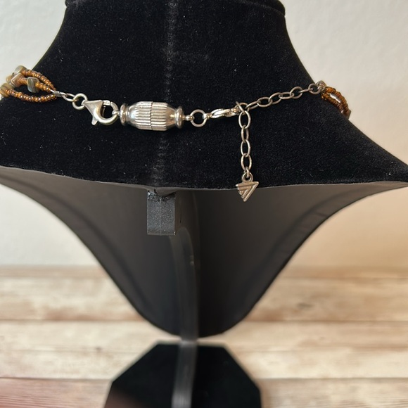 Silpada Elegant Multi-Strand Coral and Shell Necklace - Picture 2 of 3